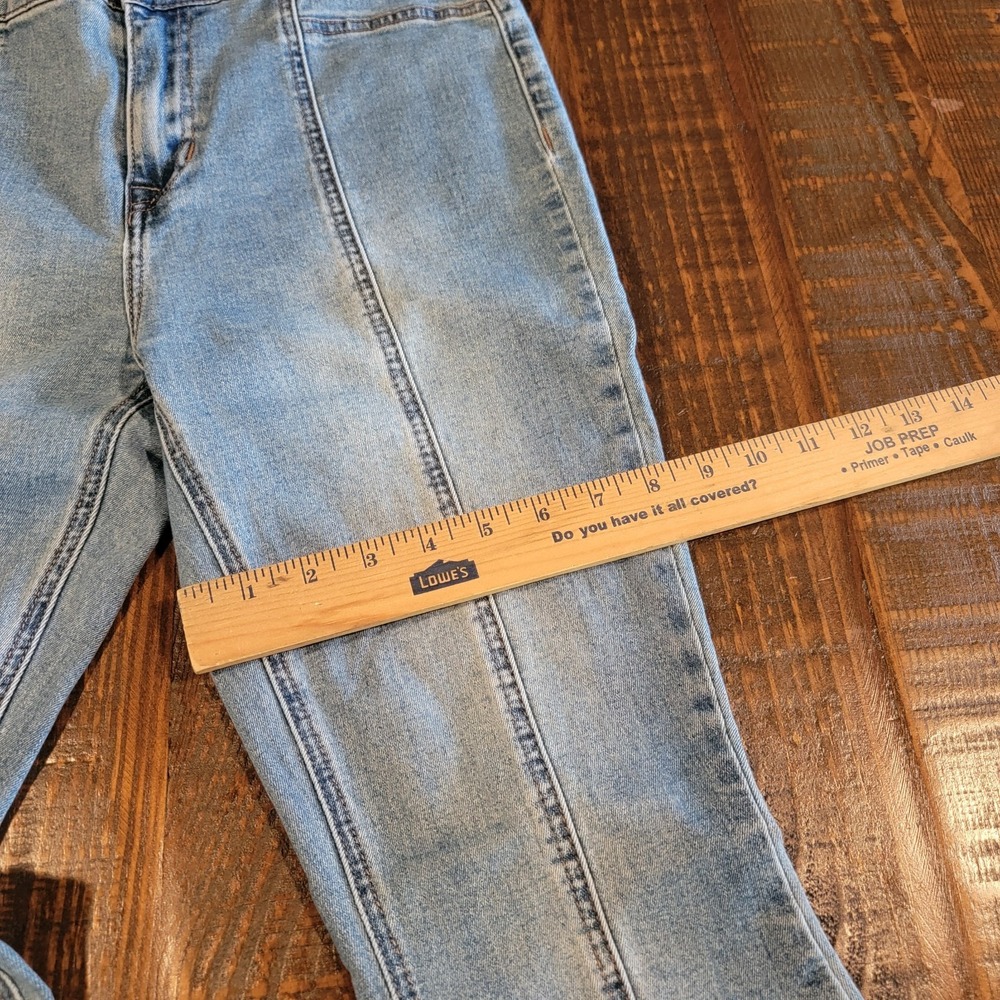 Rock & Roll Denim Bargain Button Bell Jeans Women's Size 29 X 30 Style WPB1658 - Picture 10 of 11